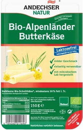 Formaggio alpino, fette 50% BIO 150 g ANDECHSER NATUR